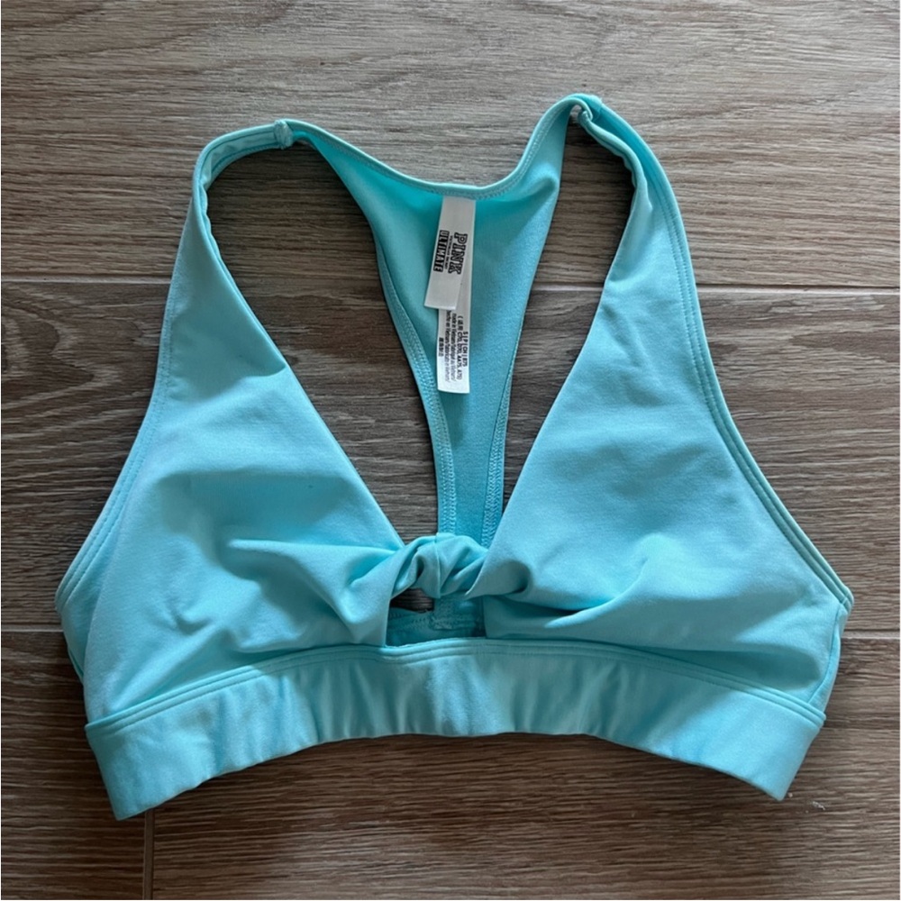 Victoria's Secret Blue Bikini Racerback Swim Top